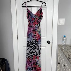 floral maxi dress